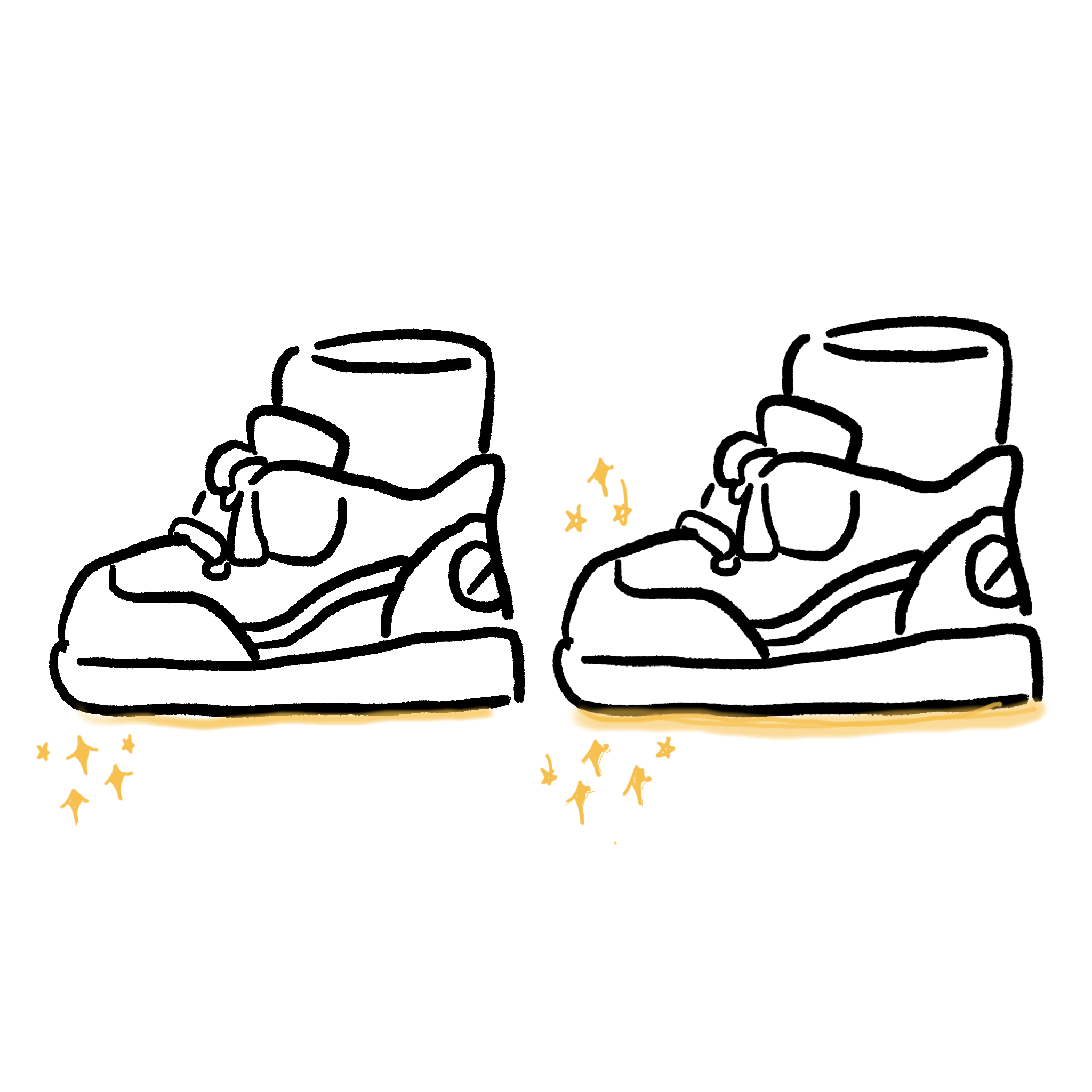 In the third image, LED lights have been added along the sole, creating a soft glow that makes the shoes stand out, especially for nighttime walking or sports.