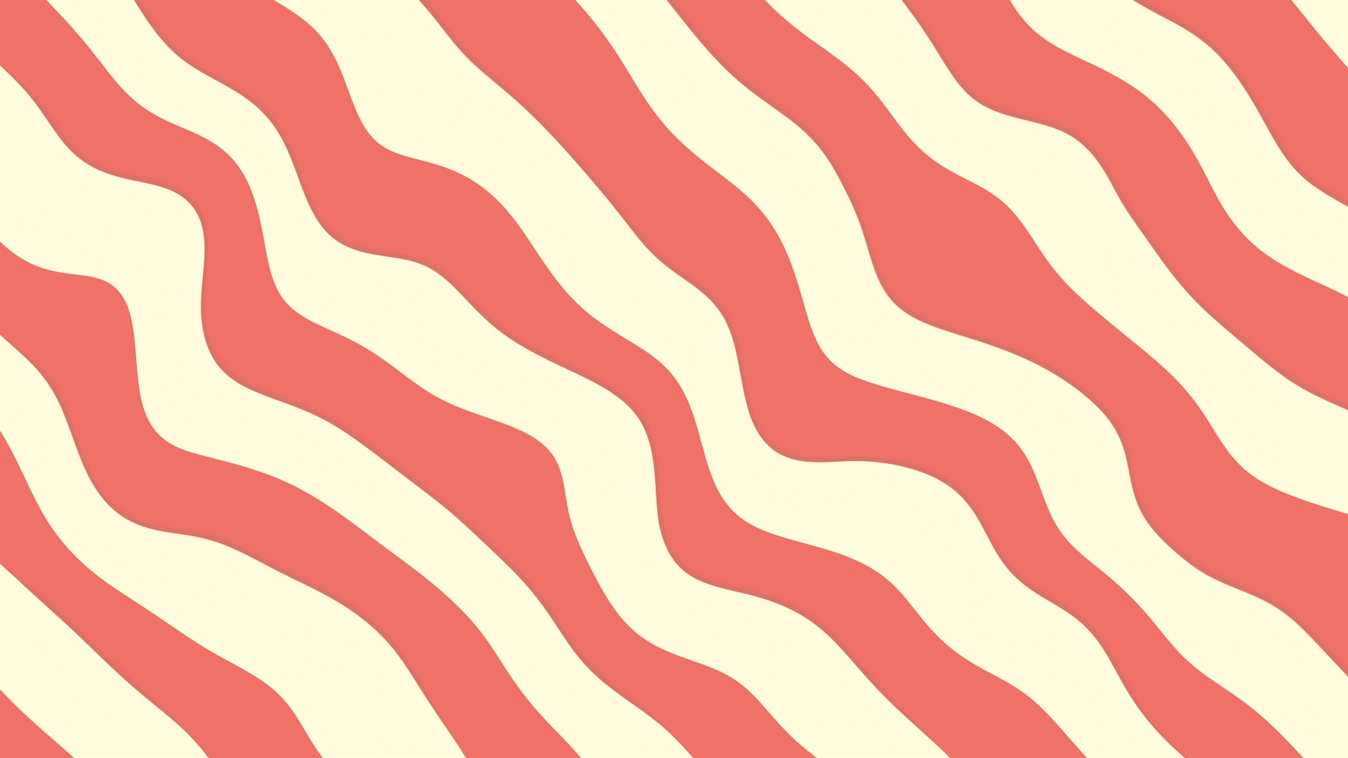 Repetitive wavy motions mimic falling water, creating a sense of continuous flow.